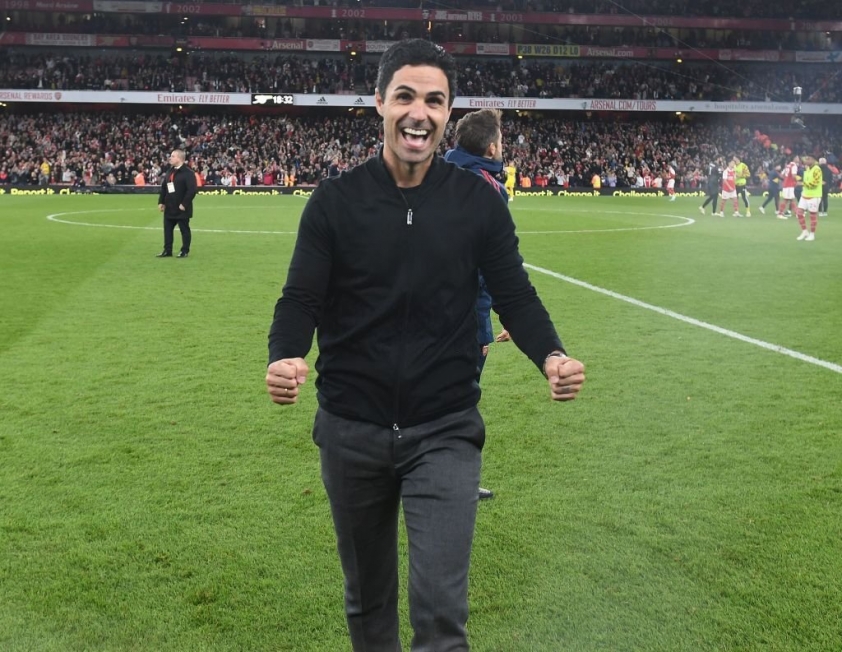 Đánh bại Liverpool, HLV Mikel Arteta chứng kiến điều chưa từng có trong sự nghiệp 200205