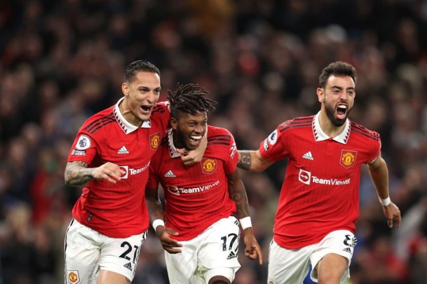 MU có tinh thần rất tốt sau khi đánh bại Tottenham. Ảnh: GETTY