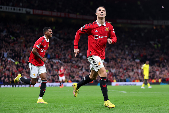 Ronaldo đã có bàn thắng thứ 2 tại Europa League năm nay. Ảnh: GETTY