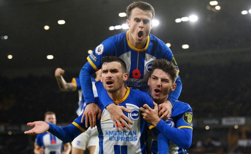 Brighton đang cực kỳ đáng gờm ở mùa giải năm nay. Ảnh: GETTY