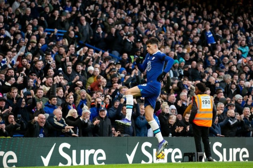 Kai Havertz là người ghi bàn duy nhất của trận đấu. Ảnh: GETTY