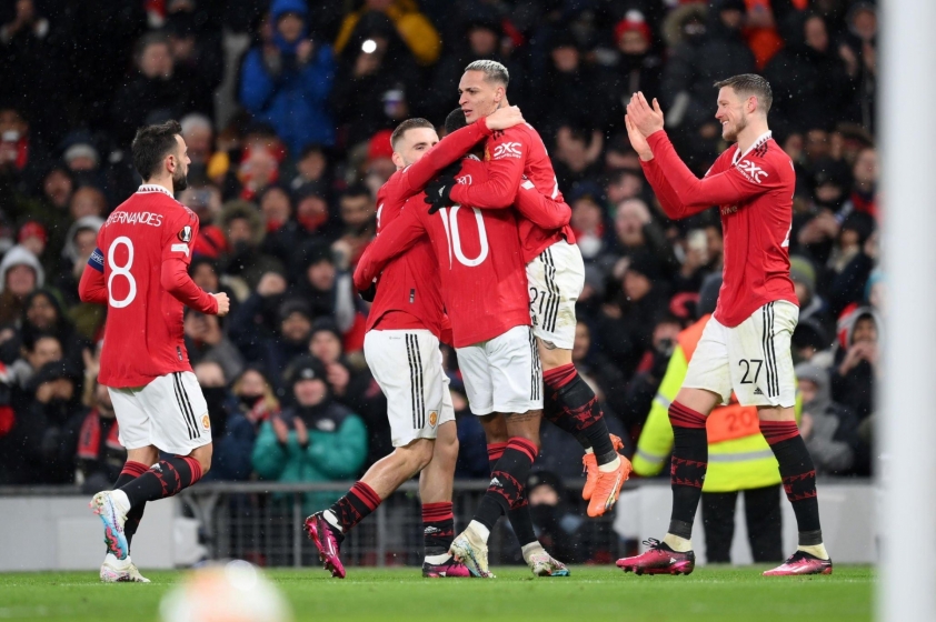 MU giải tỏa áp lực sau trận thua Liverpool bằng cơn mưa bàn thắng vào lưới Real Betis. Ảnh: GETTY