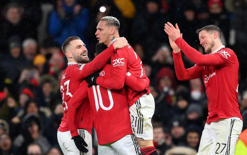 Man United đang có phong độ rất cao mỗi khi được thi đấu trên sân nhà. Ảnh: GETTY