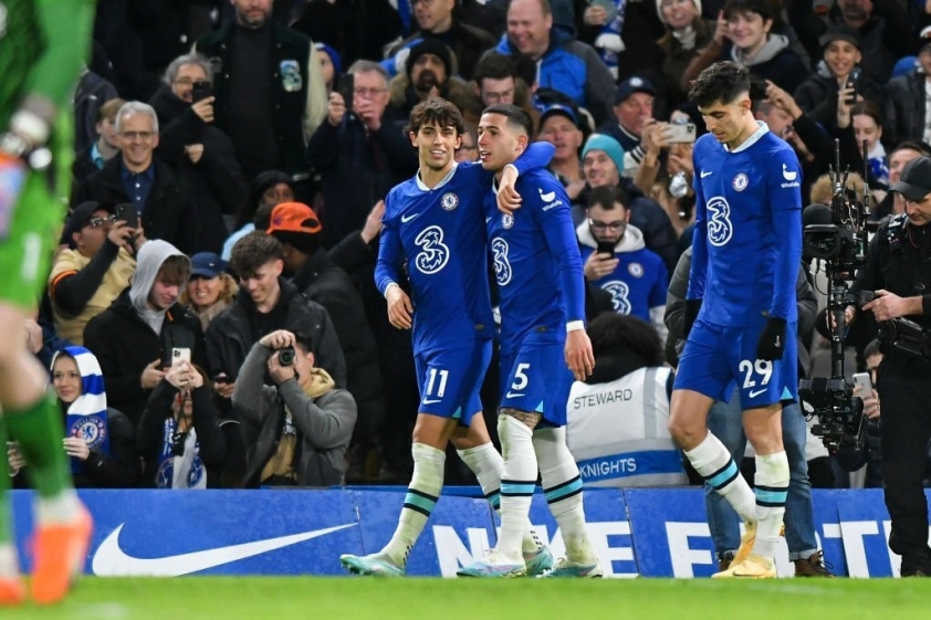 Chelsea hừng hực khí thế trước cuộc tiếp đón Aston Villa trên sân nhà. Ảnh: GETTY