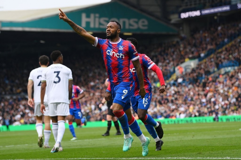 Jordan Ayew tỏa sáng với cú đúp bàn thắng. Ảnh: GETTY
