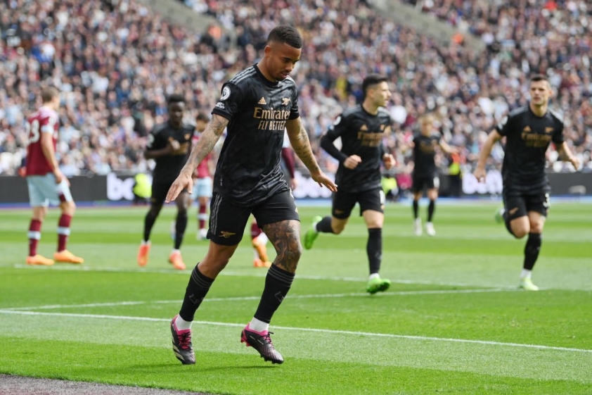 Arsenal sớm có lợi thế dẫn trước 2 bàn. Ảnh: GETTY