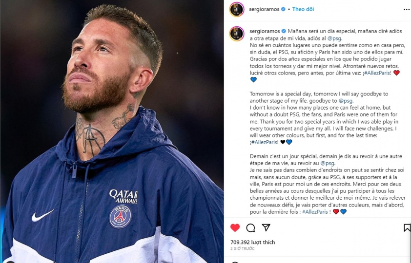 Nối gót Messi, thêm một siêu sao chính thức rời PSG 287755