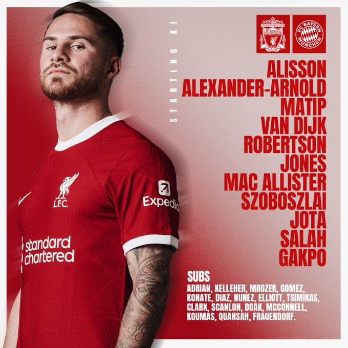 Trực tiếp Bayern Munich vs Liverpool, 18h30 hôm nay 2/8: Đã có đội hình xuất phát 310573