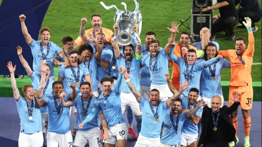 Nhìn lại cú ăn 3 lịch sử của Man City trong năm 2023 377419
