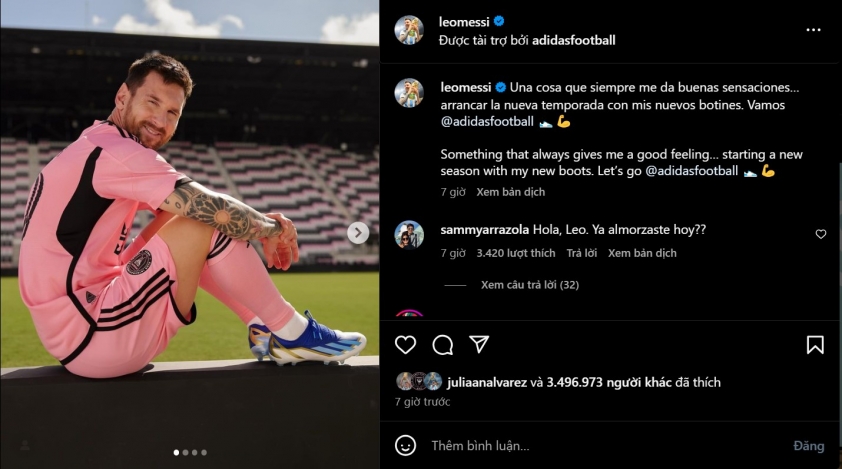 Messi có động thái đầu tiên trước trận mở màn mùa giải MLS 2024 409111