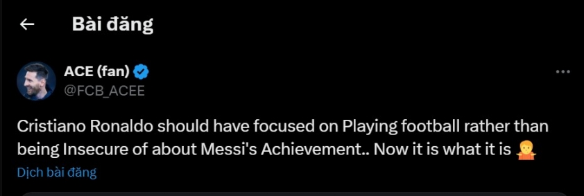 'Inter Miami không có Messi giống như Al Nassr có Ronaldo' 420239