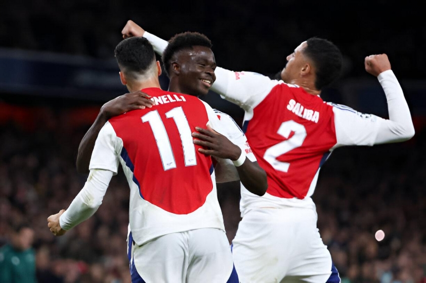Arsenal nhận cảnh báo đáng lo ngại về Saka và Saliba 541860
