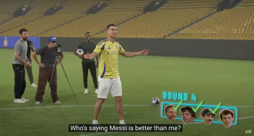 Ronaldo: 'Ai nói Messi giỏi hơn tôi?' 573598