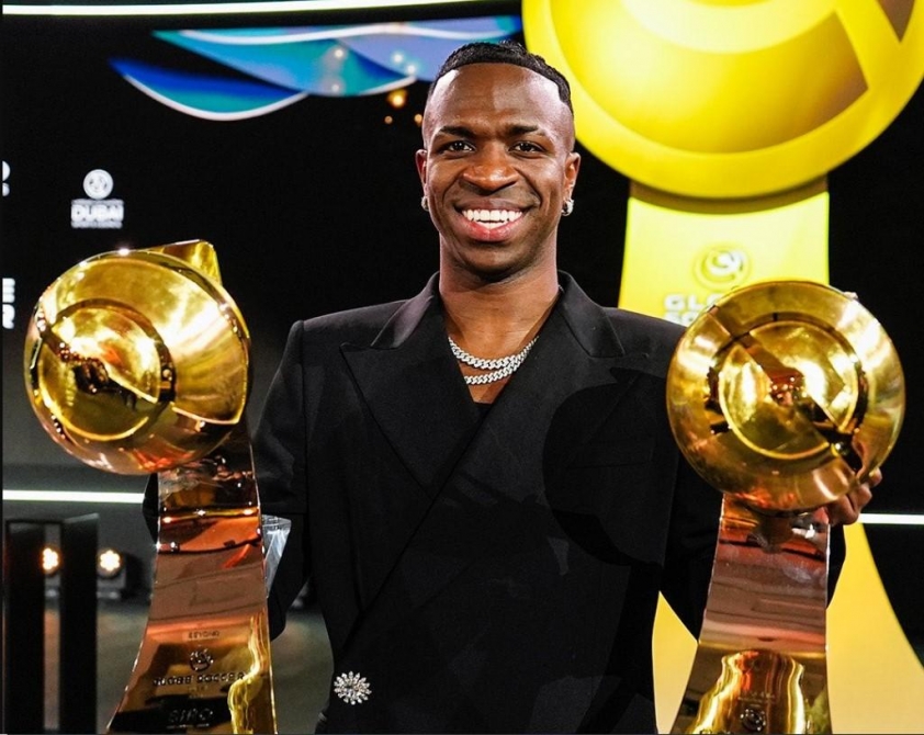CHÍNH THỨC: Vinicius Jr đánh bại Rodri, giành Quả bóng vàng Dubai 2024 575588