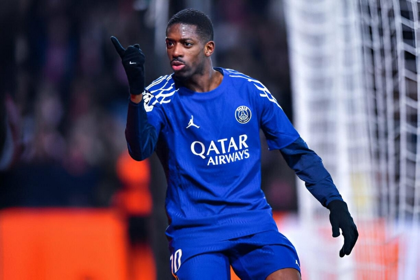 Hóa 'thánh' tại PSG, Dembele san bằng kỷ lục của Mbappe và Neymar 592325