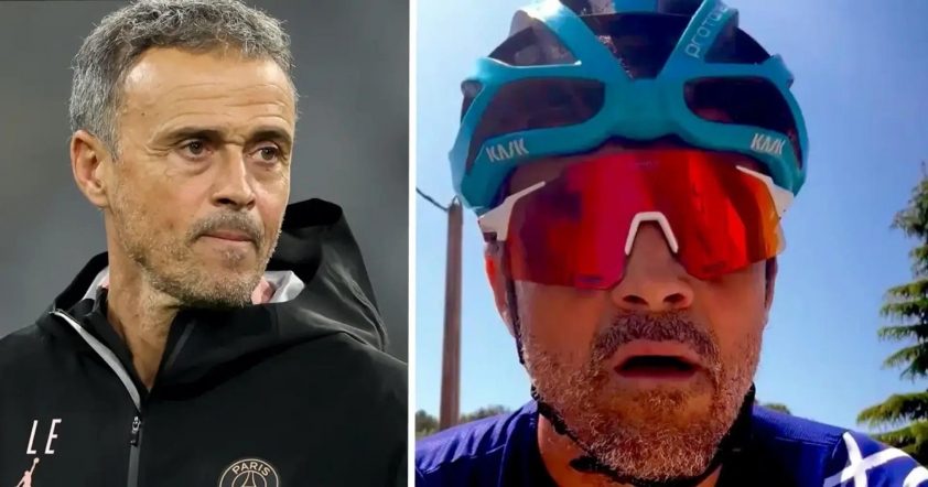 HLV Luis Enrique của PSG nhập viện vì tai nạn 698857