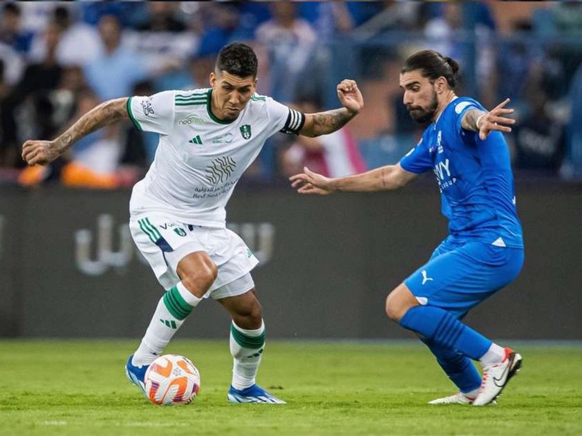 Không dễ để Al Hilal có được 3 điểm trọn vẹn trước Al Ahli (Ảnh: Saudi Pro League)