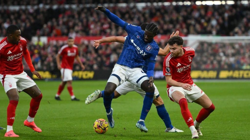 Ipswich thua Nottingham 2 lần ở mùa này (Nguồn: BBC)