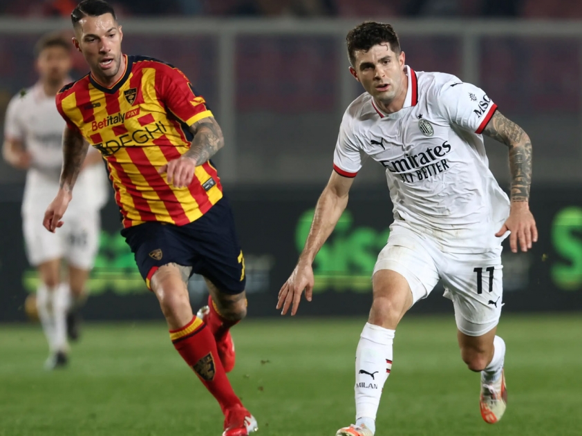 Lecce và AC Milan đều không có chiến thắng ở ngày đầu ra quân (Ảnh: Football Italia)