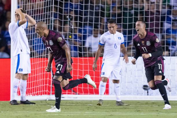 Rodriguez đem lại bàn thắng quý giá cho Mexico. Ảnh: Getty
