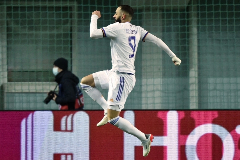 Benzema tiếp tục nổ súng. Ảnh: Getty