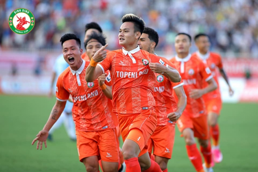 CLB Bình Định đang xếp thứ 9 trên BXH V-League 2021