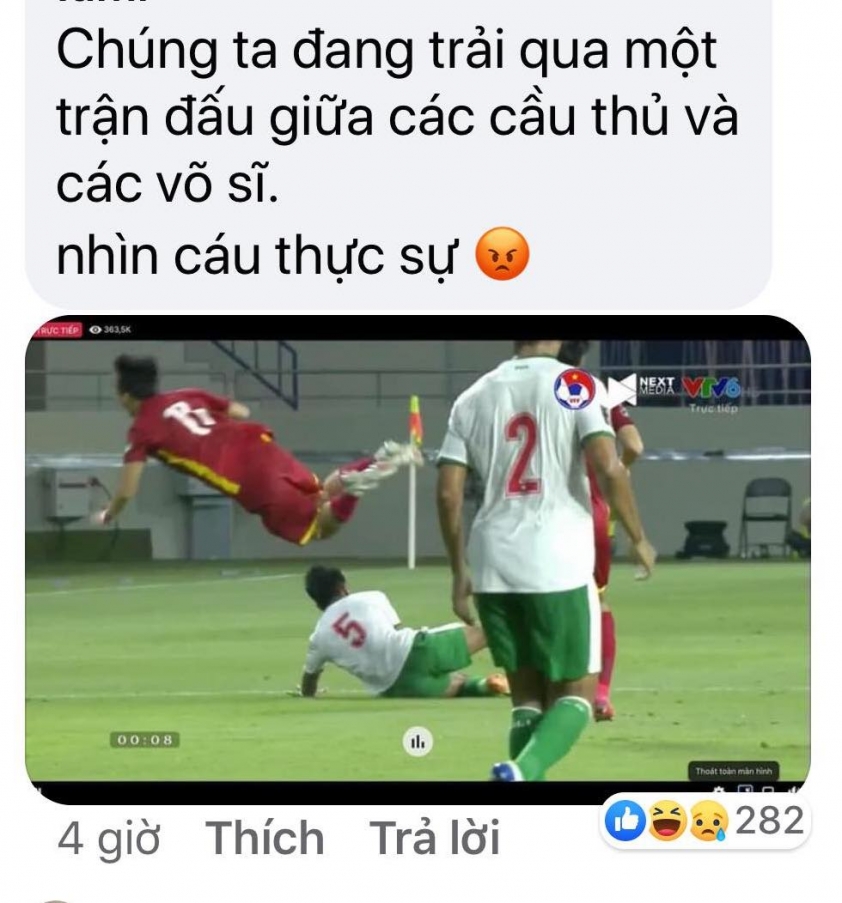 Facebook trọng tài bắt trận Việt Nam - Indonesia 'sáng nhất đêm' 51758