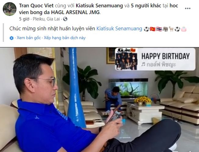 Kiatisak nhận 'món quà bất ngờ' từ Việt Nam 68411
