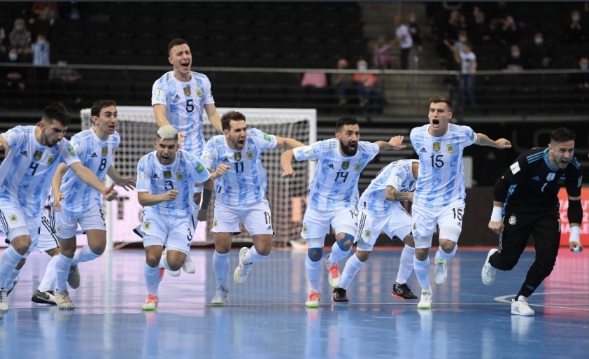 Argentina là đội bóng đầu tiên có mặt ở chung kết FIFA Futsal World Cup Lithuania 2021 (Ảnh: Getty)