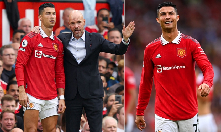 Ronaldo chê đẳng cấp của Man United không bằng Arsenal 217375