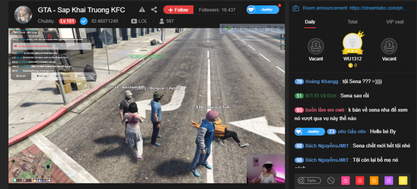 fan cà khịa nữ streamer chubby về chuyện của bạn trai cô