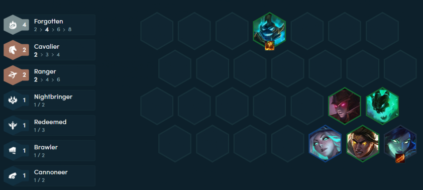 Đội hình Vayne Suy Vong ở giữa game