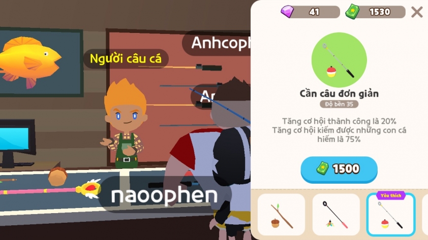 Mỗi loại cần câu cá hiếm lại có ưu nhược điểm khác nhau