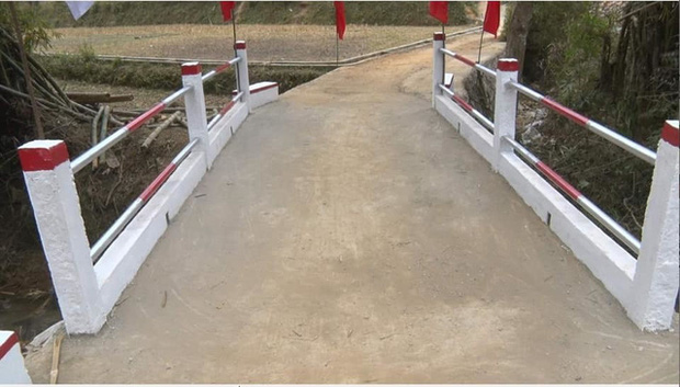 Cây cầu được xây bằng tiền từ thiện của Độ Mixi