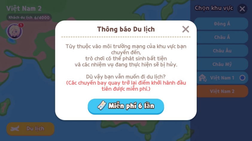 chuyển server trong play together cần vé máy bay
