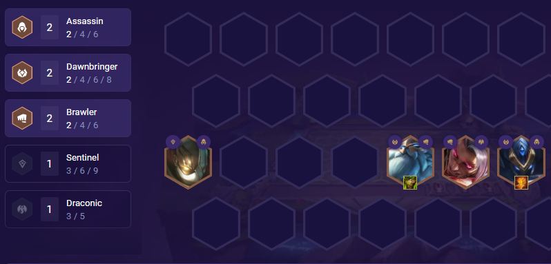 DTCL 5.5 - Đội hình Reroll Kha'zix đầu game