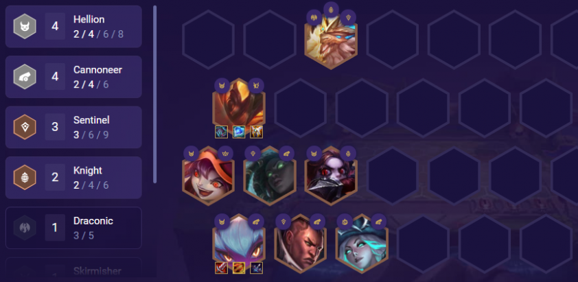 Đội hình Tristana Pháo Thủ Ác Quỷ DTCL 11.21