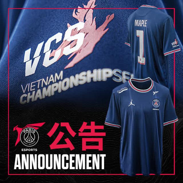 CKTG 2021: PSG Talon in logo VCS lên áo để vinh danh LMHT Việt Nam 79082