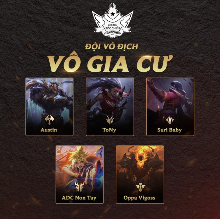 Chức vô địch CCS 3 thuộc về Team Vô Gia Cư