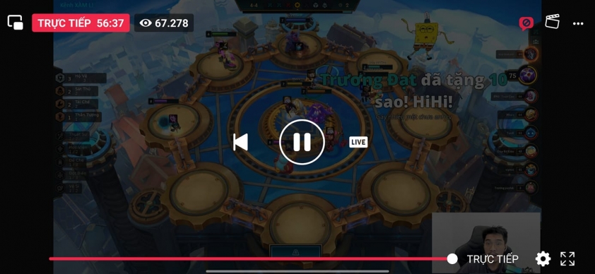 PewPew phá kỷ lục livestream của bản thân trên Facebook với gần 70 ngàn lượt xem 85804