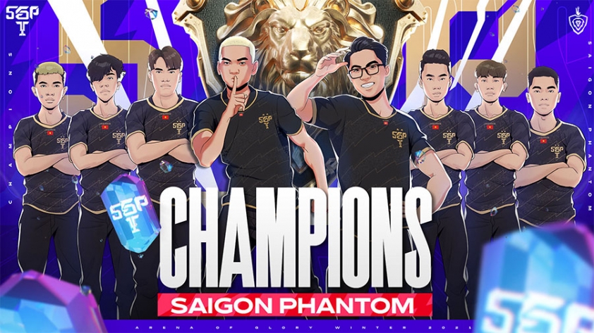 Saigon Phantom là nhà vô địch ĐTDV Mùa Đông 2021