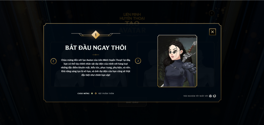 Tạo avatar phong cách LMHT