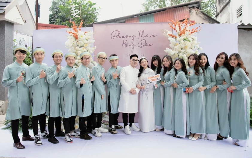 Ấn tượng trước dàn phù dâu xinh như hoa tại đám cưới của MC Phương Thảo 91379