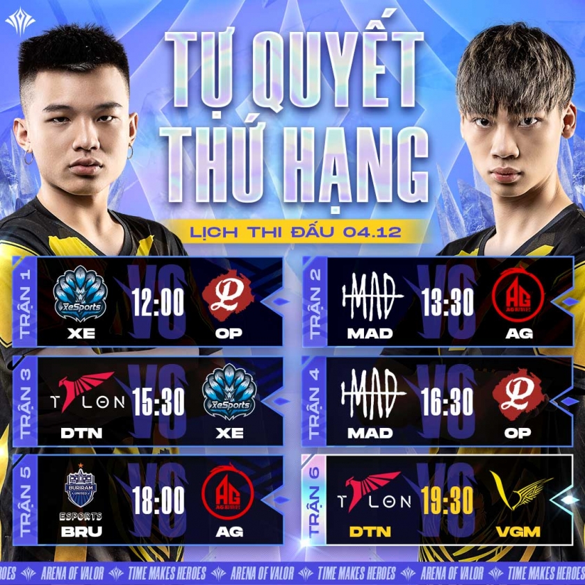 Lịch thi đấu AIC 2021 hôm nay ngày 4/12: V Gaming đụng độ DTac Talon 92548