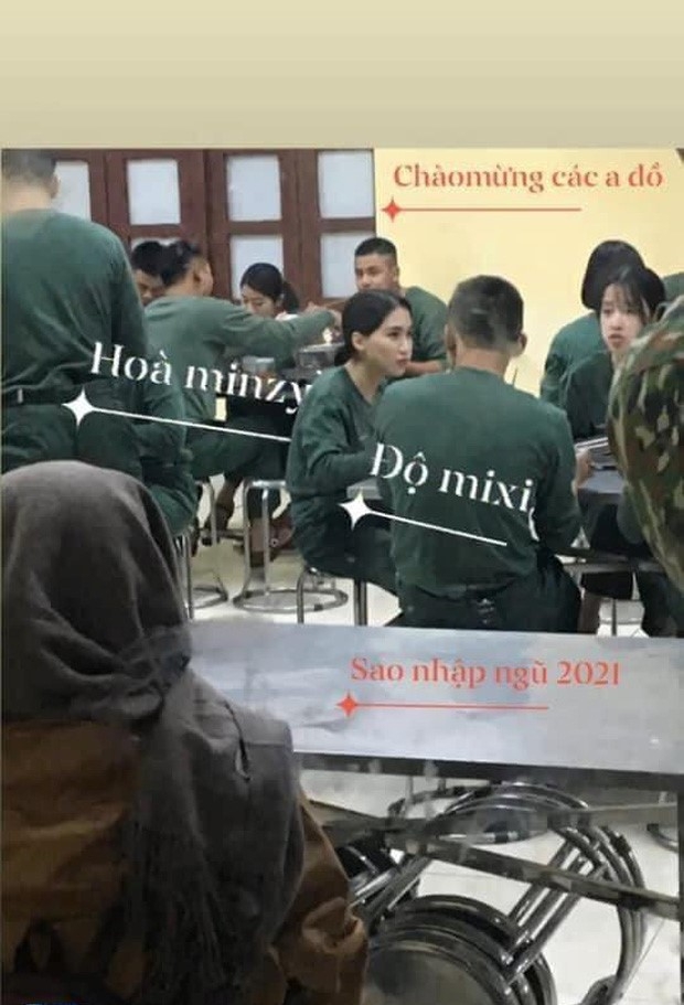 Những bức ảnh hậu trường đầu tiên về Độ Mixi và Hòa Minzy tại Sao Nhập Ngũ 2021 93792