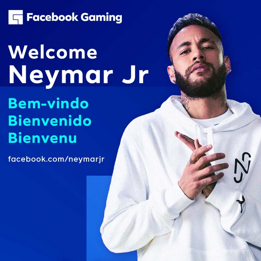 Tiền đạo Neymar chính thức ký hợp đồng với nền tảng Facebook Gaming 96674