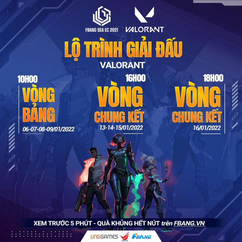 Lịch thi đấu FBang SEA EC 2021 mới nhất 100530
