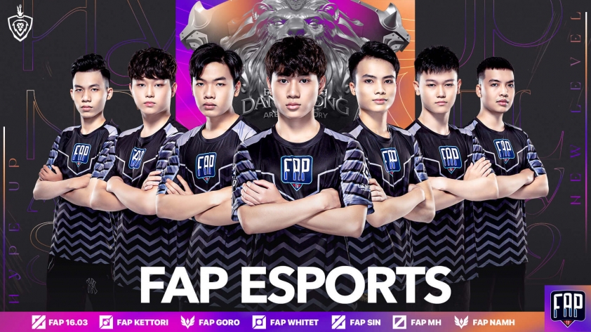 Đội hình chính thức của FAP Esports trong năm 2022