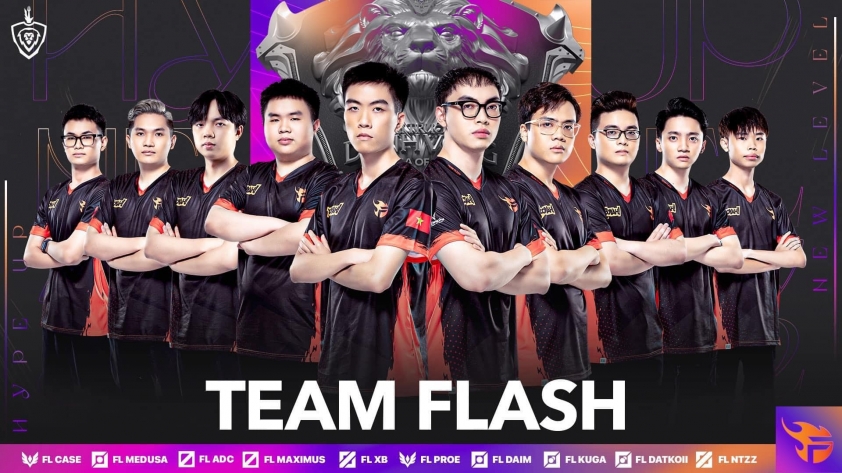 Đội hình Team Flash tại mùa giải 2022