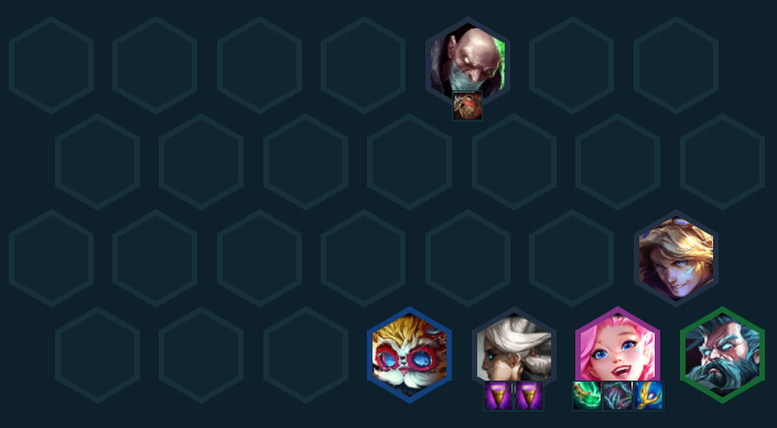 Đội hình Orianna Chén Thánh giữa trận